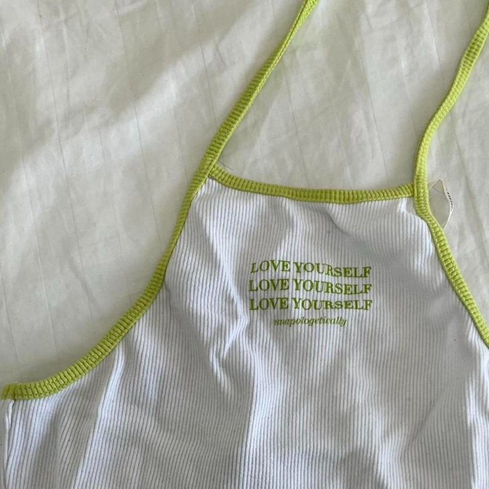 Love yourself halter top